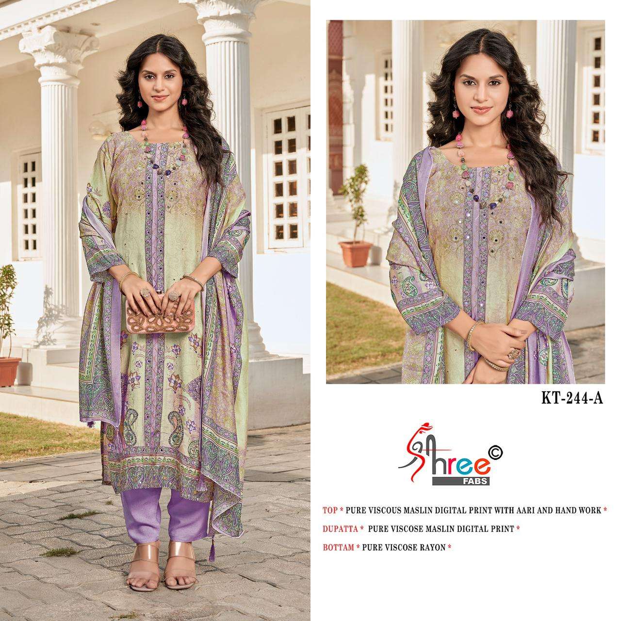 Shree Fab Kt-244 (4 Pcs)