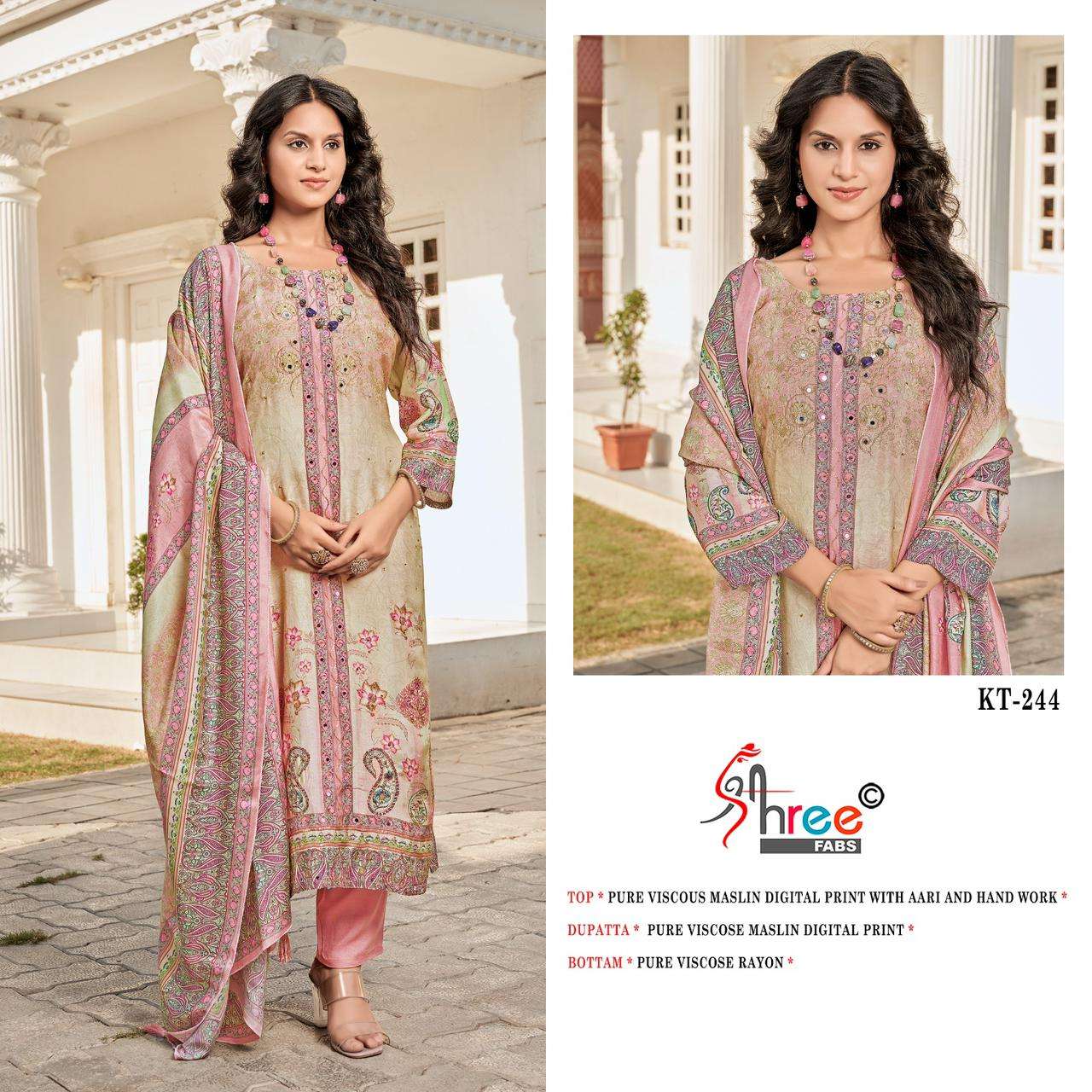 Shree Fab Kt-244 (4 Pcs)