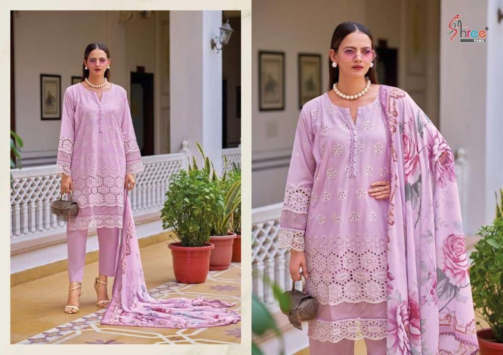 Shree Fab Ombre Chikankari Collection