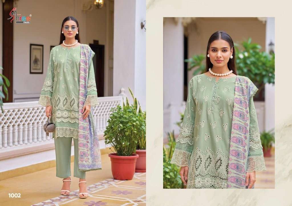 Shree Fab Ombre Chikankari Collection