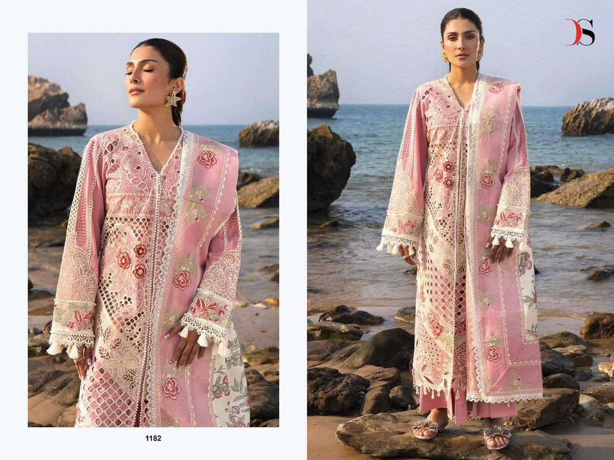 Deepsy Suit Sirene Luxury Lawn-25 Vol-02 (6 Pcs)