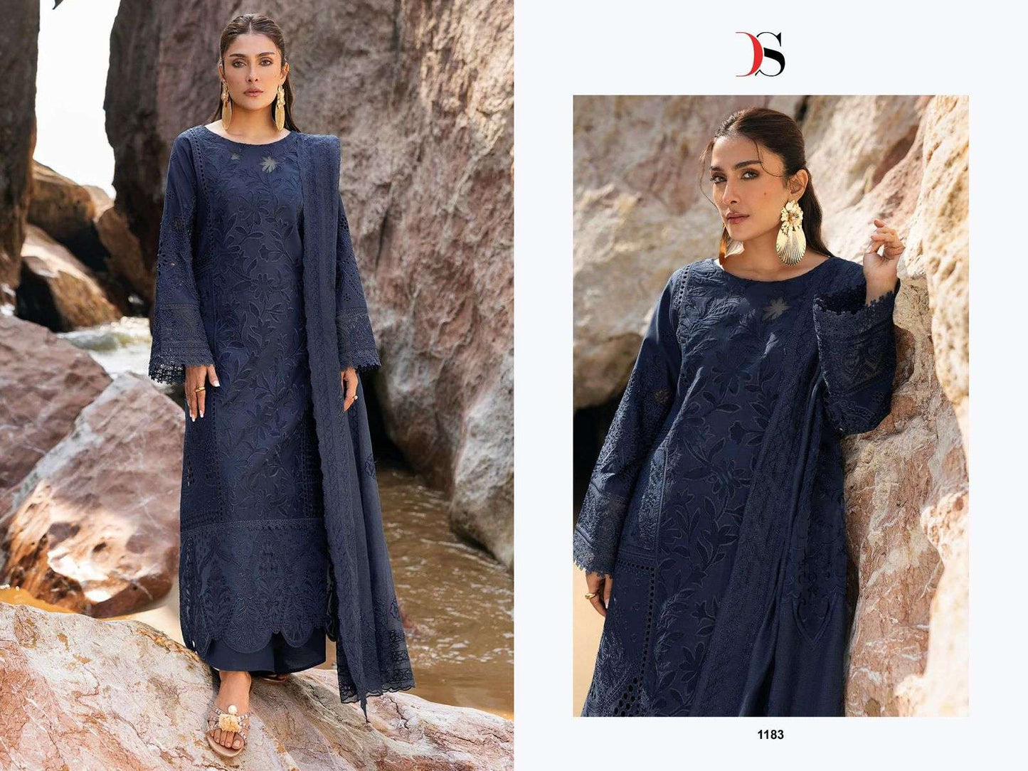 Deepsy Suit Sirene Luxury Lawn-25 Vol-02 (6 Pcs)