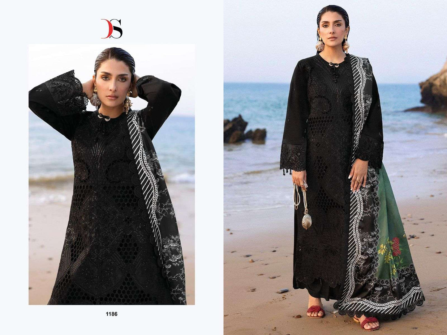 Deepsy Suit Sirene Luxury Lawn-25 Vol-02 (6 Pcs)