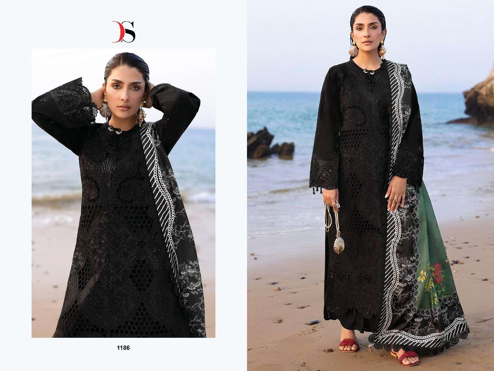 Deepsy Suit Sirene Luxury Lawn-25 Vol-02 (6 Pcs)