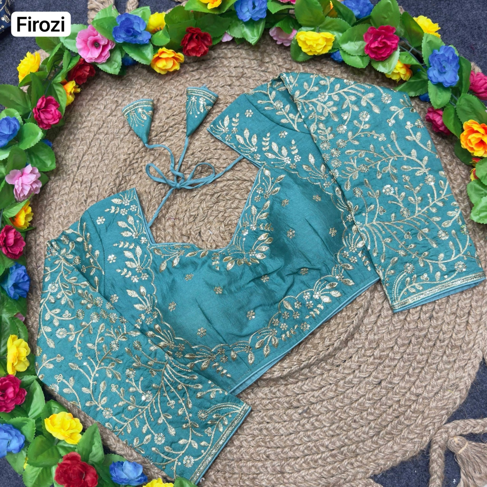 St D No 104 Fancy Blouse Wholesale Catalogue - Amrah Wholesale