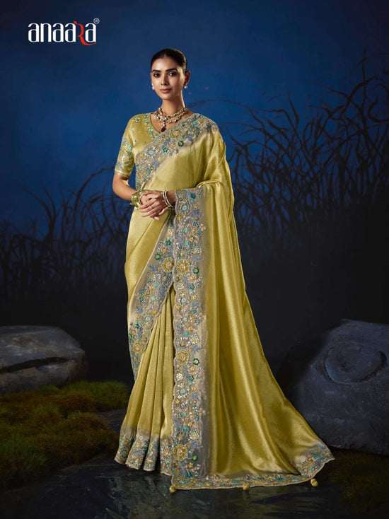 Tathastu Anaara 8600 Series Soft Silk Premium Embroidery Saree