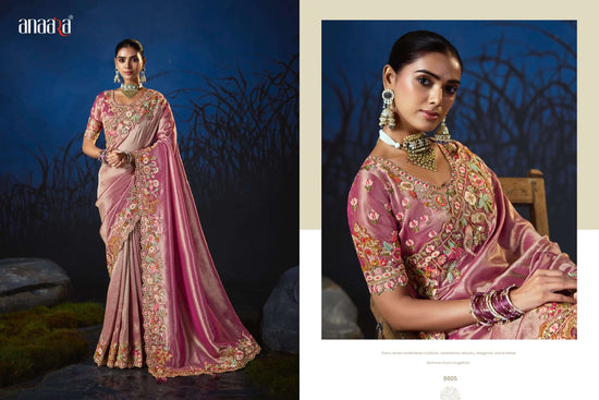 Tathastu Anaara 8600 Series Soft Silk Premium Embroidery Saree