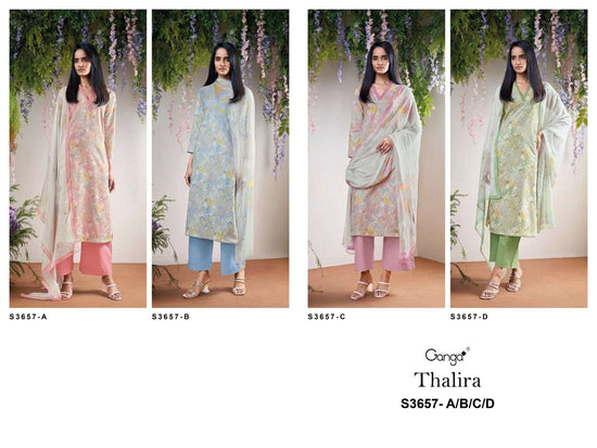 Ganga Fashion Thalira  (4 Pcs)