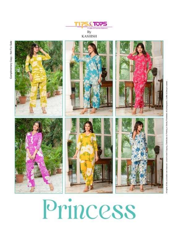 Tips And Tops Princess (6 Pcs)