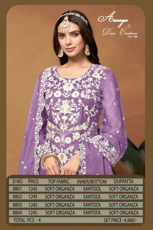 Twisha Aanaya Vol-188 (4 Pcs)