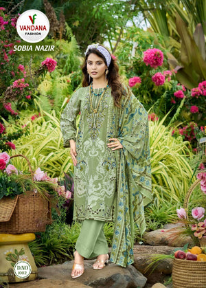 VANDANA FASHION SOBIA NAZIR VOL-1 Cotton Printed Pakistani Suit