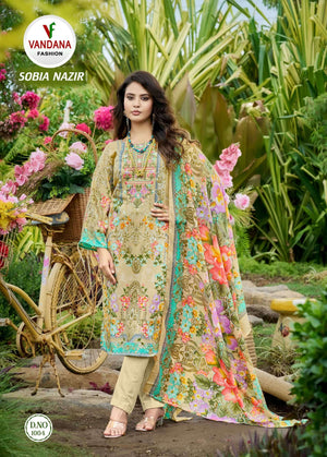 VANDANA FASHION SOBIA NAZIR VOL-1 Cotton Printed Pakistani Suit