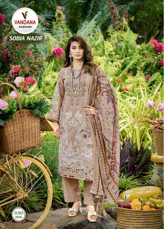 VANDANA FASHION SOBIA NAZIR VOL-1 Cotton Printed Pakistani Suit