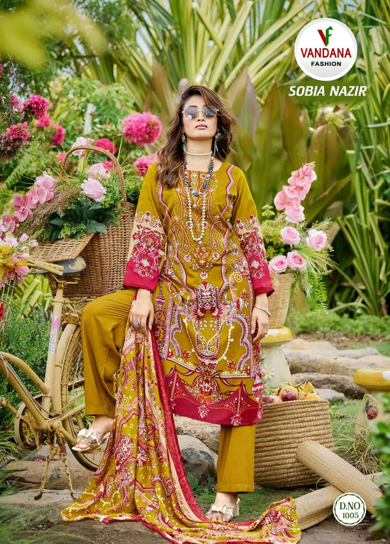 VANDANA FASHION SOBIA NAZIR VOL-1 Cotton Printed Pakistani Suit