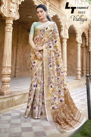 L.t Fabrics Vidhya  (8 Pcs)