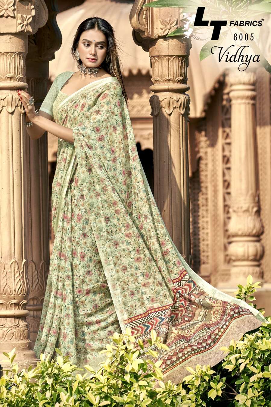 L.t Fabrics Vidhya  (8 Pcs)