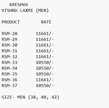 Kreshva Vishnu Laxmi  (10 Pcs)