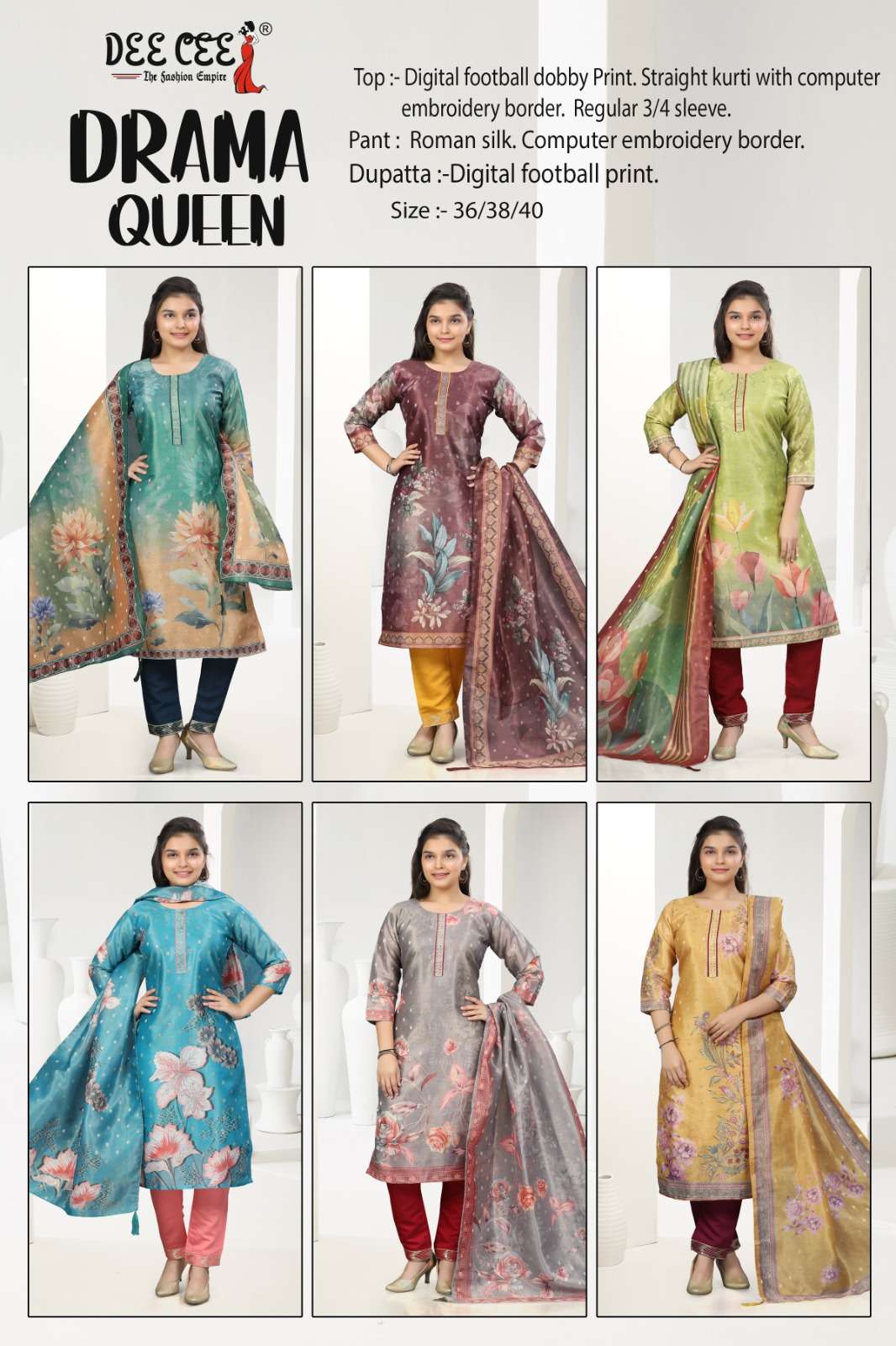Dee Cee Drama Queen (6 Pcs)