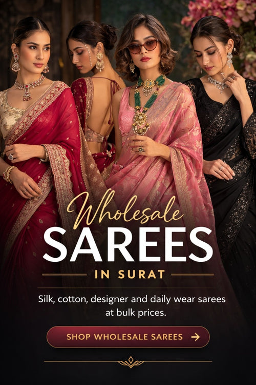 Wholesale Sarees in Surat | Buy Sarees at Bulk Prices Online – Amrah Wholesale