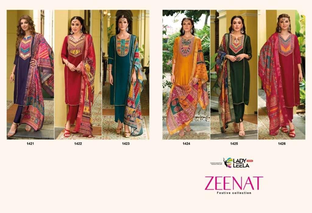 Lady Leela Zeenat (6 Pcs)