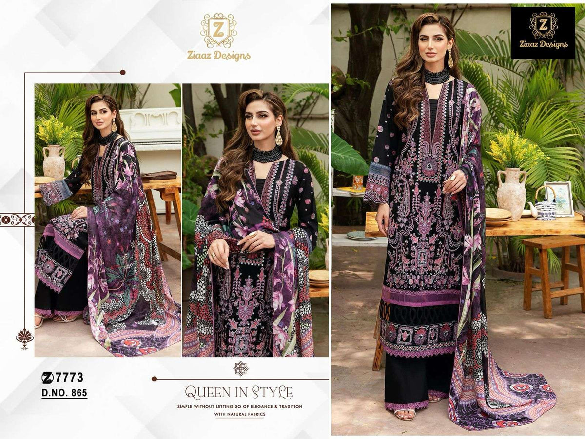 Ziaaz Designs 865-872 Colours