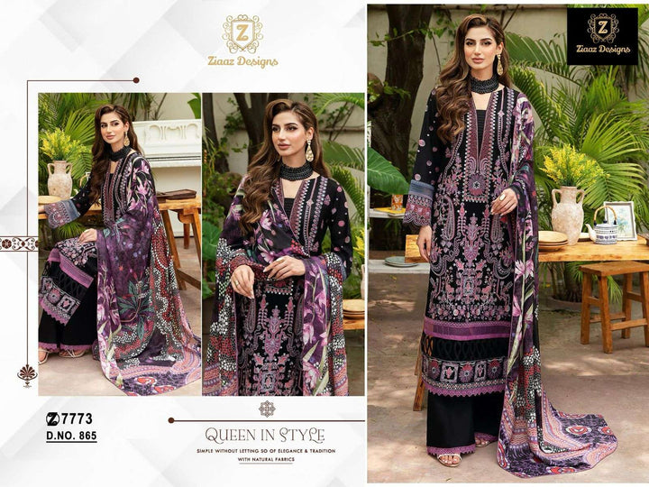 Ziaaz Designs 865-872 Colours