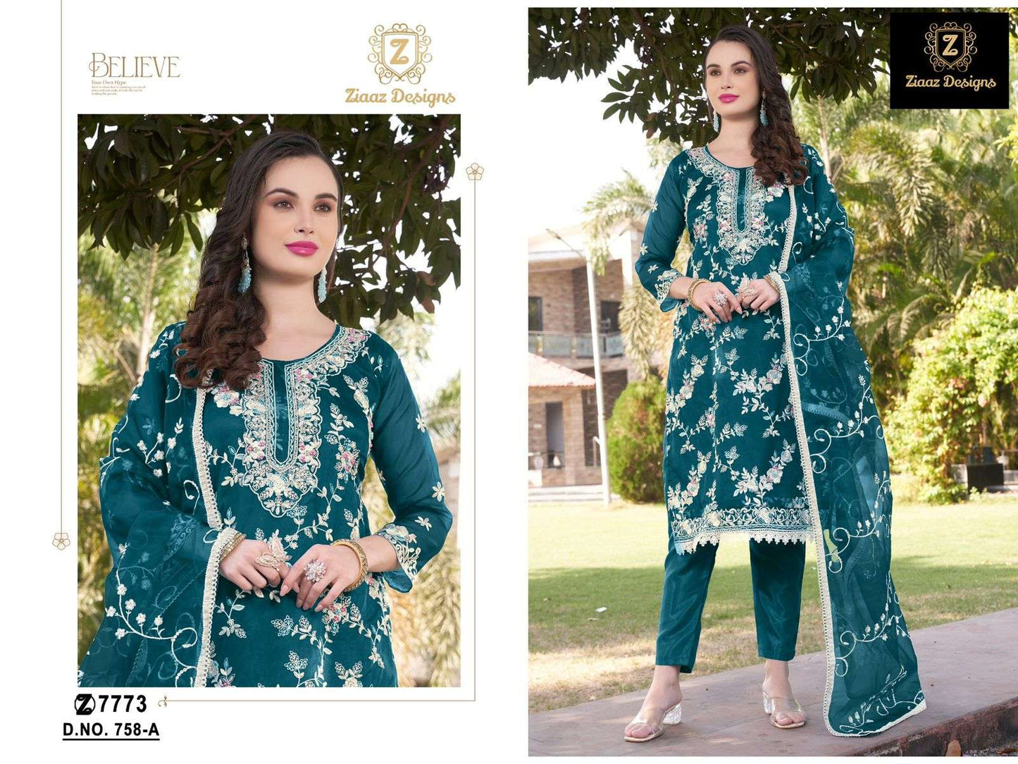 Ziaaz Designs 7773