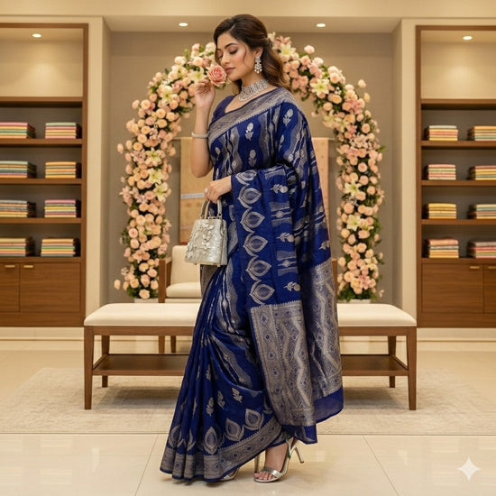 Aab Ramya Soft Silk Jacquard Border Saree Collection