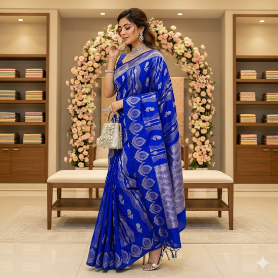 Aab Ramya Soft Silk Jacquard Border Saree Collection