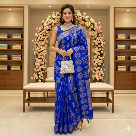 Aab Ramya Soft Silk Jacquard Border Saree Collection