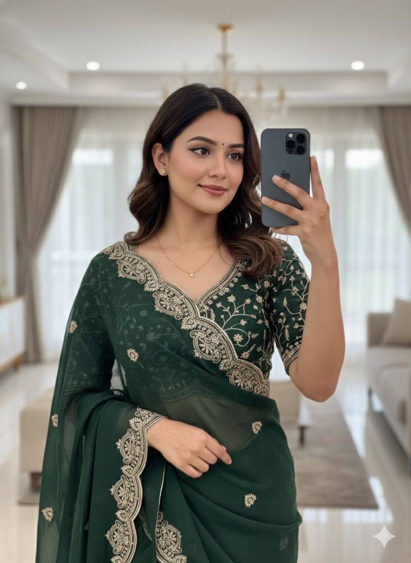 Aab Star Georgette