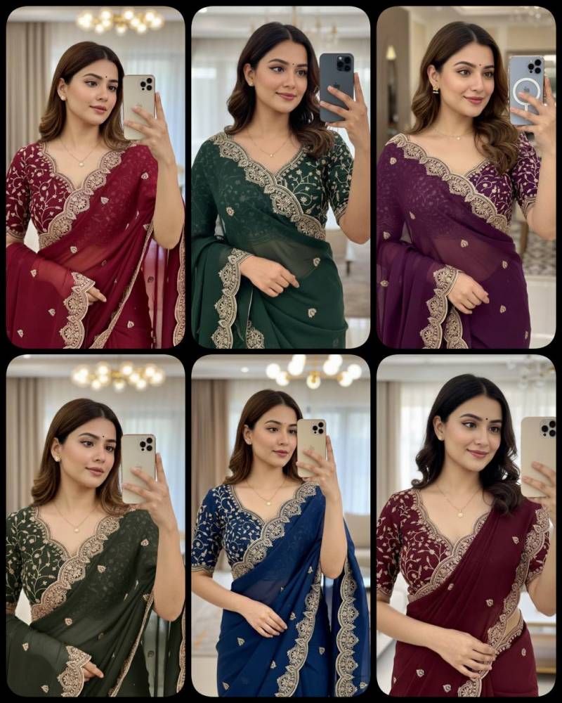 Aab Star Georgette