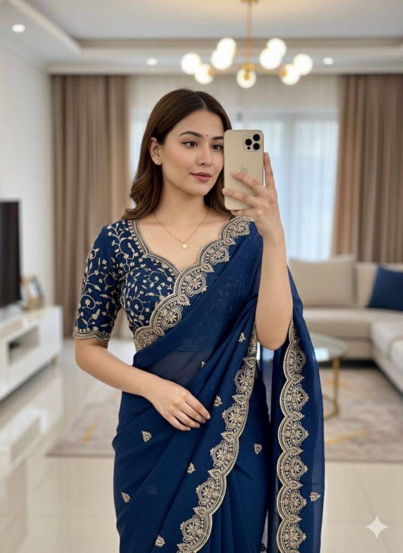 Aab Star Georgette