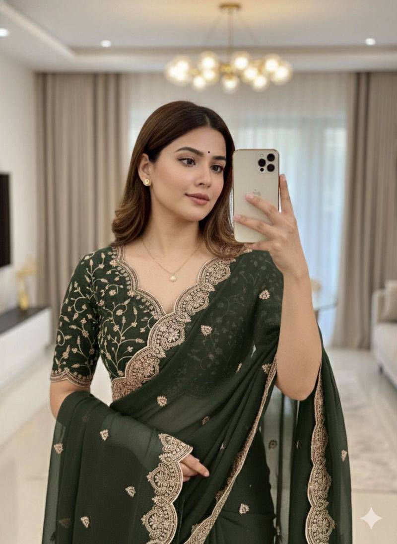 Aab Star Georgette