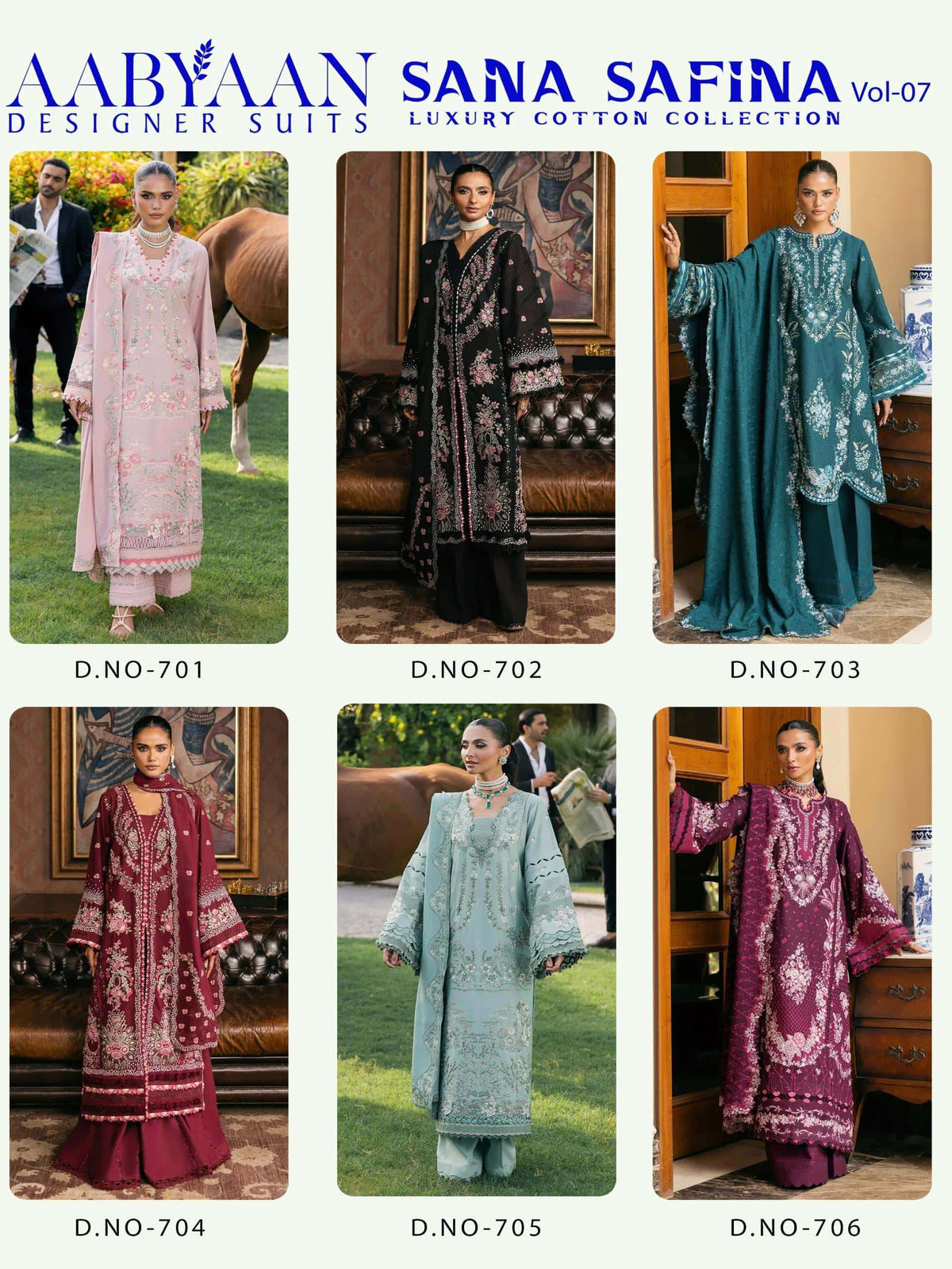 Aabyaan Designer Sana Safina Vol-07