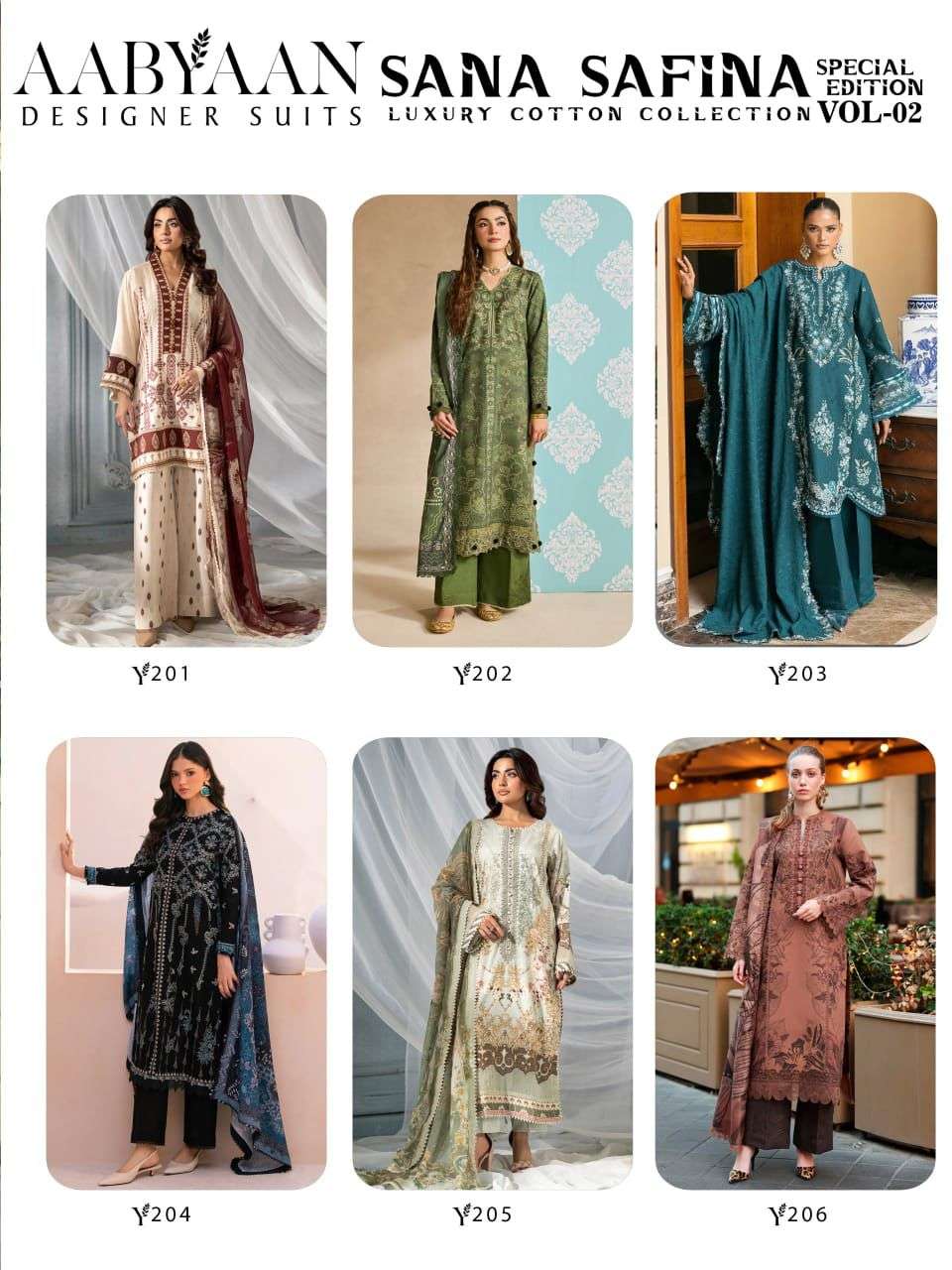 Aabyaan Designer Sana Safina Special Vol - 02 - Amrah Wholesale