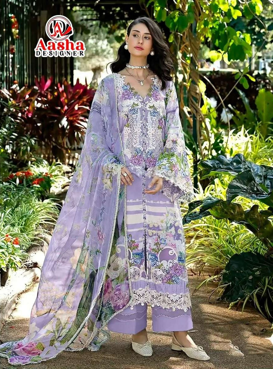 Aahsa 1238 Cotton Pakistani Dress Material