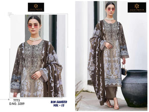Aaliz Prints Bin Saheed Vol 13 Karachi Cotton Pakistani Suit - Amrah Wholesale