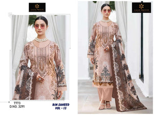 Aaliz Prints Bin Saheed Vol 13 Karachi Cotton Pakistani Suit - Amrah Wholesale