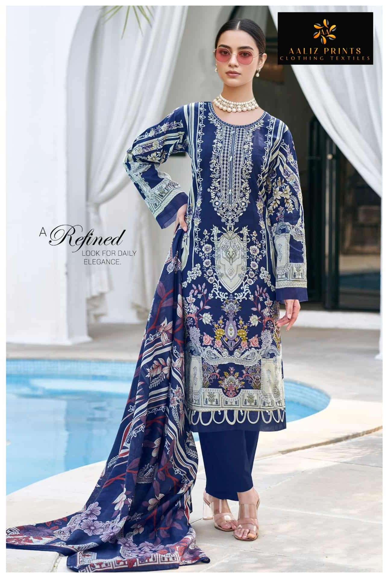 Aaliz Prints Bin Saheed Vol 13 Karachi Cotton Pakistani Suit - Amrah Wholesale