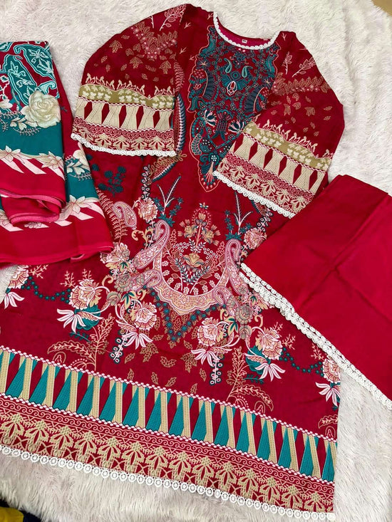 Aaliz Prints Bin Saheed Vol 17 Full Stitched Karachi Cotton Pakistani Suit Set - Amrah Wholesale