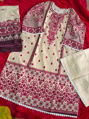 Aaliz Prints Bin Saheed Vol 17 Full Stitched Karachi Cotton Pakistani Suit Set - Amrah Wholesale