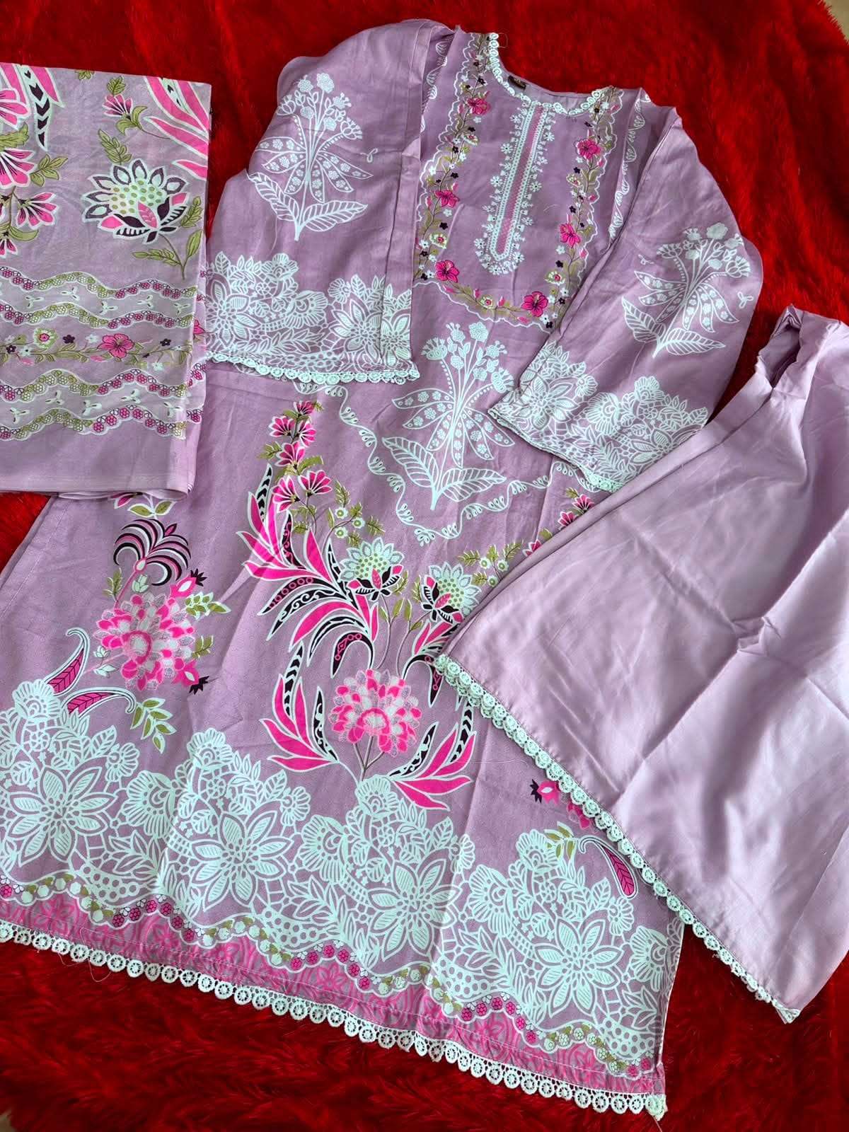 Aaliz Prints Bin Saheed Vol 17 Full Stitched Karachi Cotton Pakistani Suit Set - Amrah Wholesale