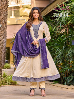 Aanchi Aarohi Salwar Suit Set Wholesale Catalogue - Amrah Wholesale