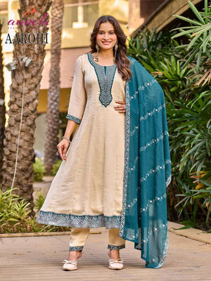 Aanchi Aarohi Salwar Suit Set Wholesale Catalogue - Amrah Wholesale