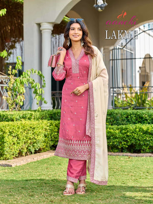 Aanchi Lakme Vichitra Silk Salwar Suit Set