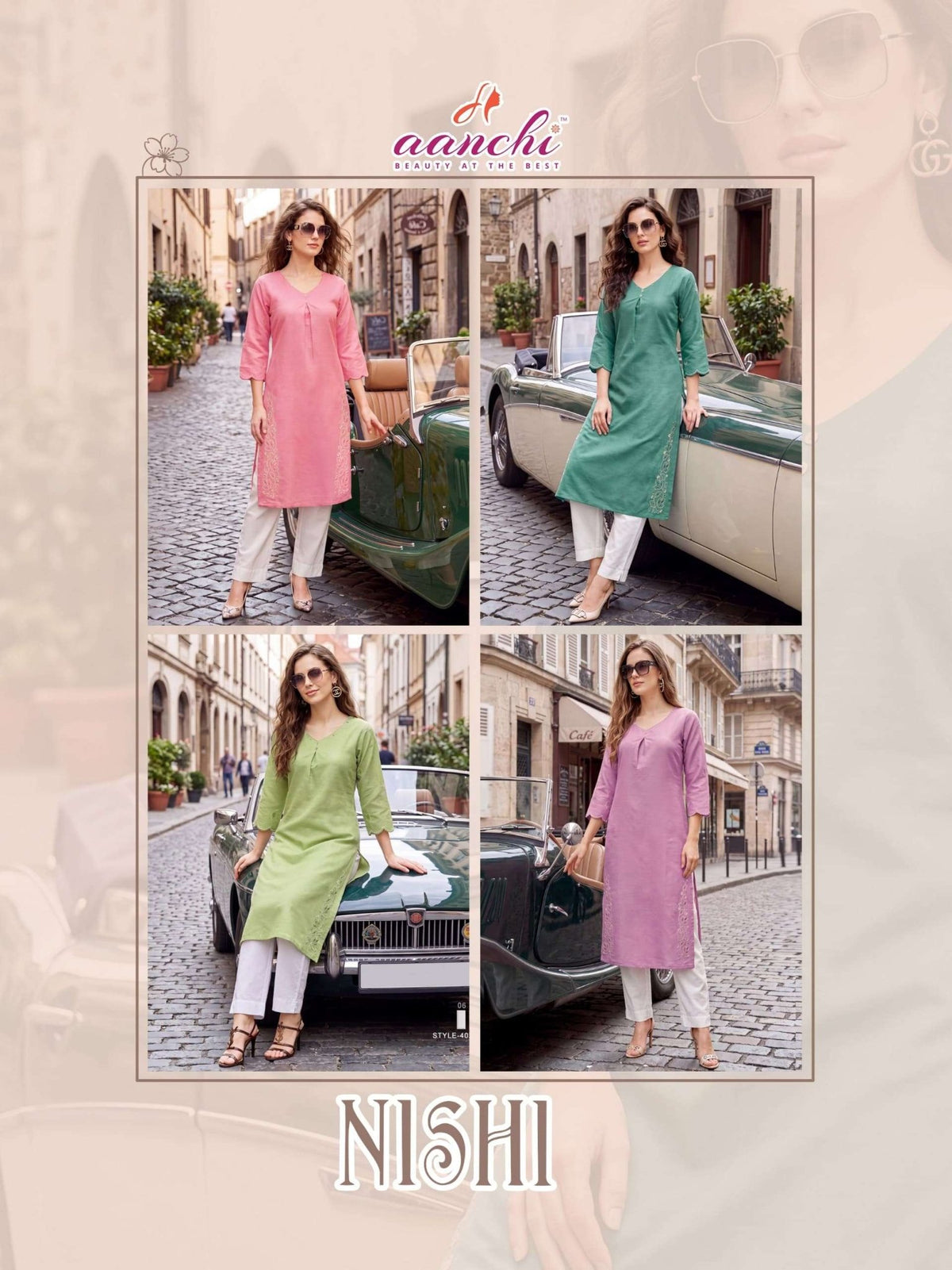 AANCHI NISHI Vatican Printed Stitched Kurti - Amrah Wholesale