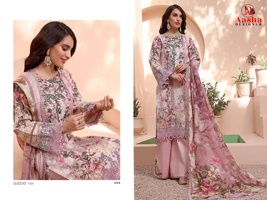 AASHA 1004 A OR B Cotton Pakistani Suit - Amrah Wholesale