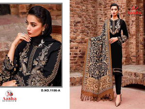 Aasha 1156 Heavy Rayon Dress Material - Amrah Wholesale