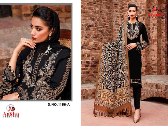 Aasha 1156 Heavy Rayon Dress Material - Amrah Wholesale